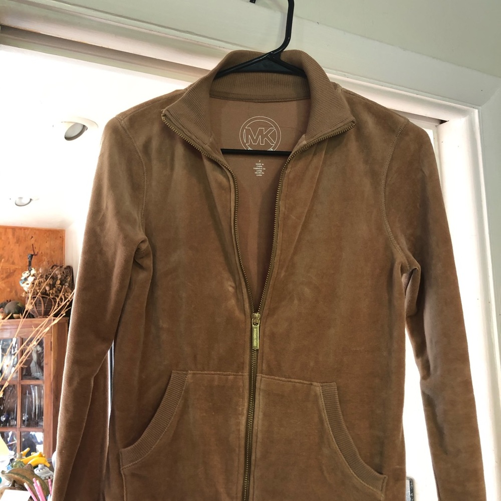 Michael Kors velour zipped jacket! Petite!